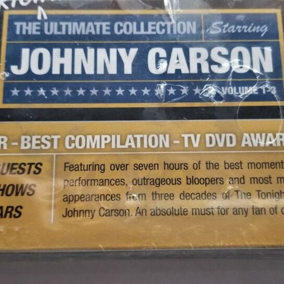 The Ultimate Collection Johnny Carson The Tonight Show 3 DVDs Plus Extra DVD NEW - Picture 2 of 3